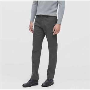 Banana Republic Emerson Chino Men's Flat Front Pants Gray Size 38x32‎